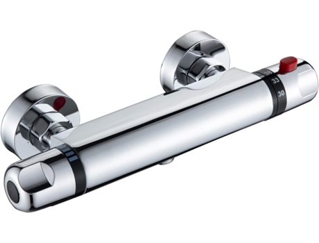 Torneira De Chuveiro Termostática Cromada Moderna Anti Queimaduras Torneira De Chuveiro Termostática Cabeça De Chuveiro Fitags