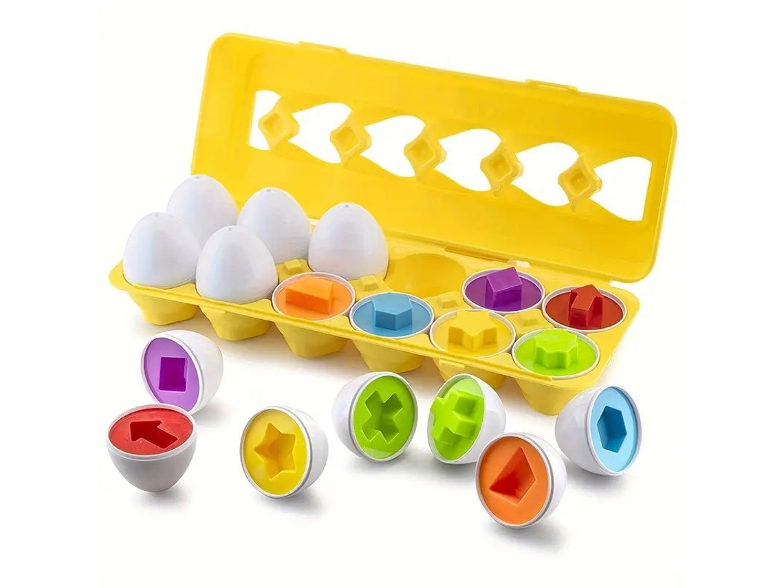 Puzzles com Forma de Ovo, 12 Peças* ZYBLSSBB