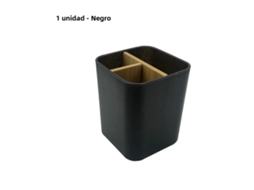 Caixa organizadora para escova de dentes de plástico MDUG (preto, 1 peça)