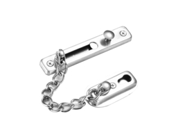 Corrente De Aço Inoxidável Para Porta, Fechadura Antirroubo Com Parafusos, Deslizante, Porta Interna.