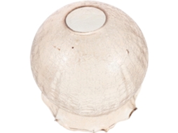 Vidro Vintage Laranja com Efeito Craquelado, Filtra a Luz, Feito À Mão, para Sala de Jantar Ou SFUSHOS