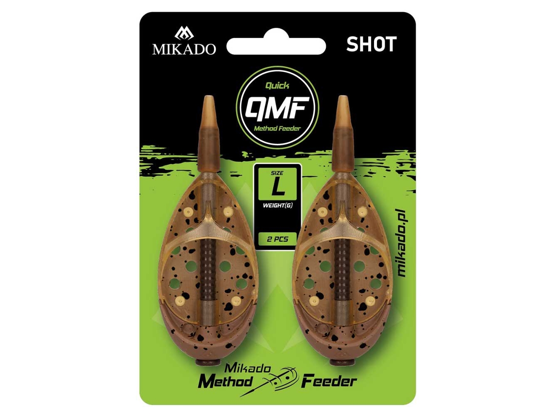 Cevador Method Shot Qmf System L 2 Unidades Dourado 60 Gmikado