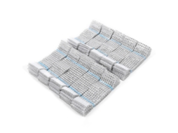100pcs Anéis de Guardanapo de Malha de Diamante 8 Fileiras para Casamento Natal Cadeira Sash Prata | S/MARCA
