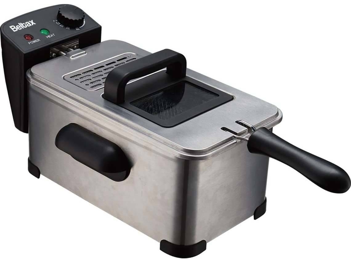 Fritadeira com Óleo BELTAX BEF-1835 (3.5 kg - Inox)