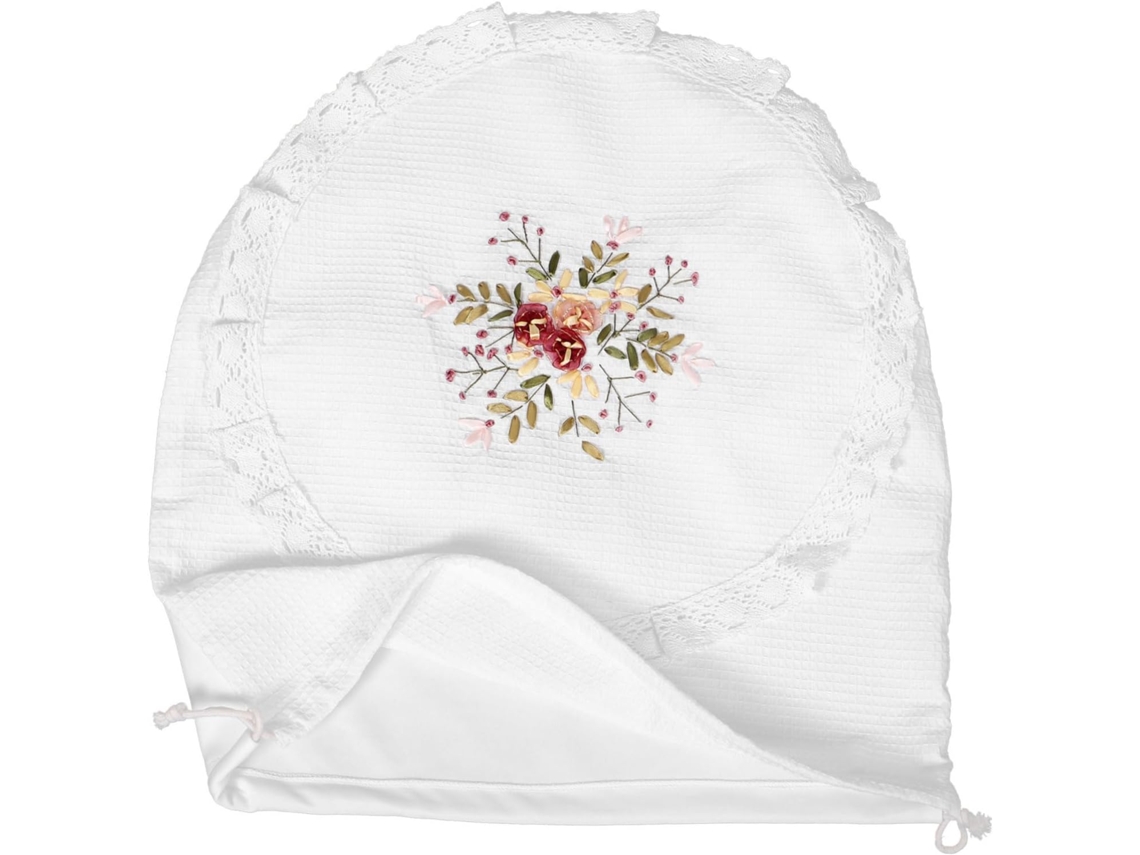 Capa Lavável Para Ventilador De Mesa E De Chão Com Estampa Floral Decorativa.