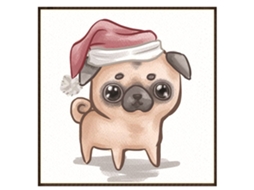 Pintura de diamantes Primerox para DIY com tema de cão e strass