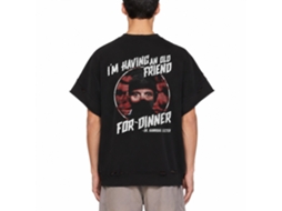 Rockinstone Silence Of The Lambs Movie Friend For Dinner Black Adult T-shirt Size:xxxl