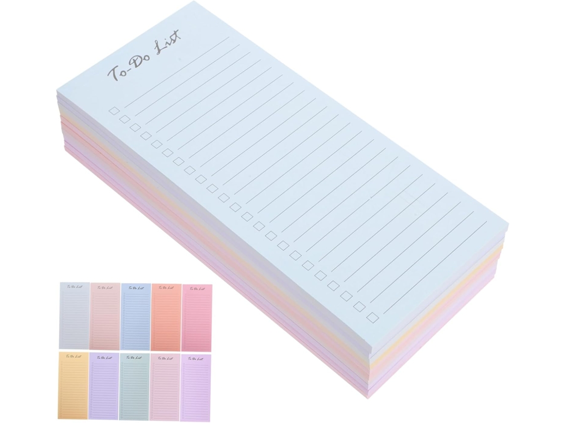 De Notas Adesivas Coloridas Para Planejamento Diário, Lembretes E Organização De Tarefas. Gokoco