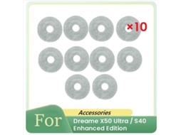 Conjunto De 10 Panos De Limpeza Para Aspirador Robô X50 Ultra.