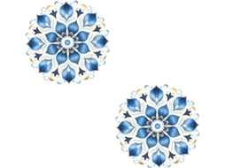 2 Conjuntos De Adesivos De Parede Com Mandala E Cream Cheese