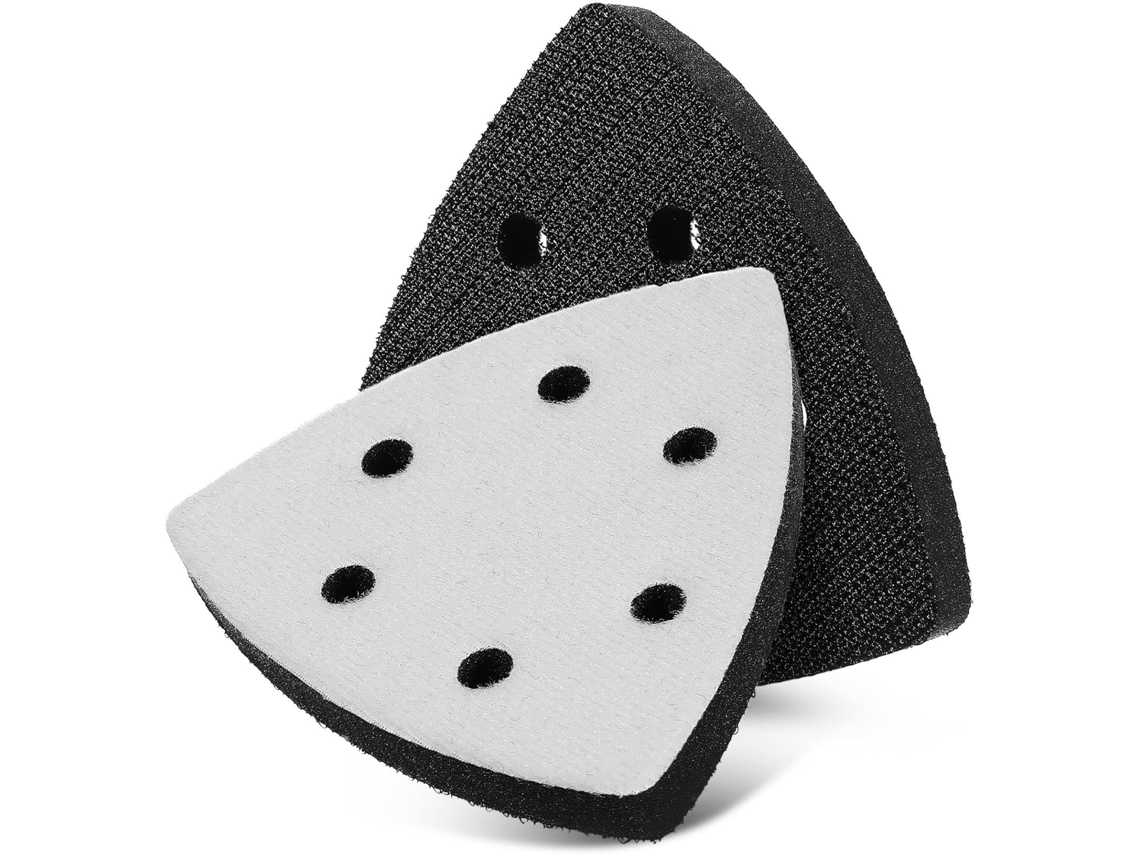Conjunto De 2 Discos Lixa Triangulares Pretos E Brancos Para
