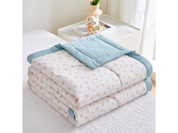 Colcha Acolchoada Fansu Capa de Cama Manta para Ar Condicionado Edredom Conjunto 100% Algodão Sofá com Estampa