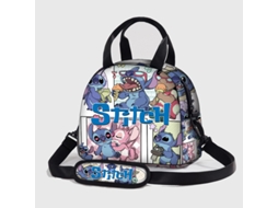 Nova lancheira costurada, acessórios de anime, alça de ombro estampada, lancheira térmica forjada em água.