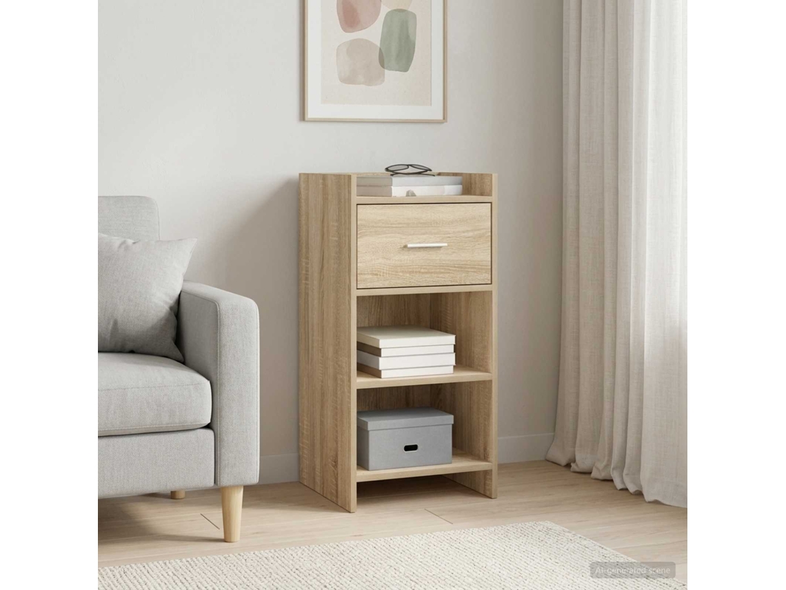 Vidaxl Buffet Carvalho Sonoma 40 X 36 X 80 Cm Derivados De Madeira