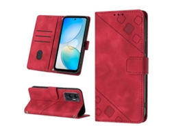 Capa De Celular Em Couro Texturizado Com Toque Aveludado Para Infinix Hot 12 X6817