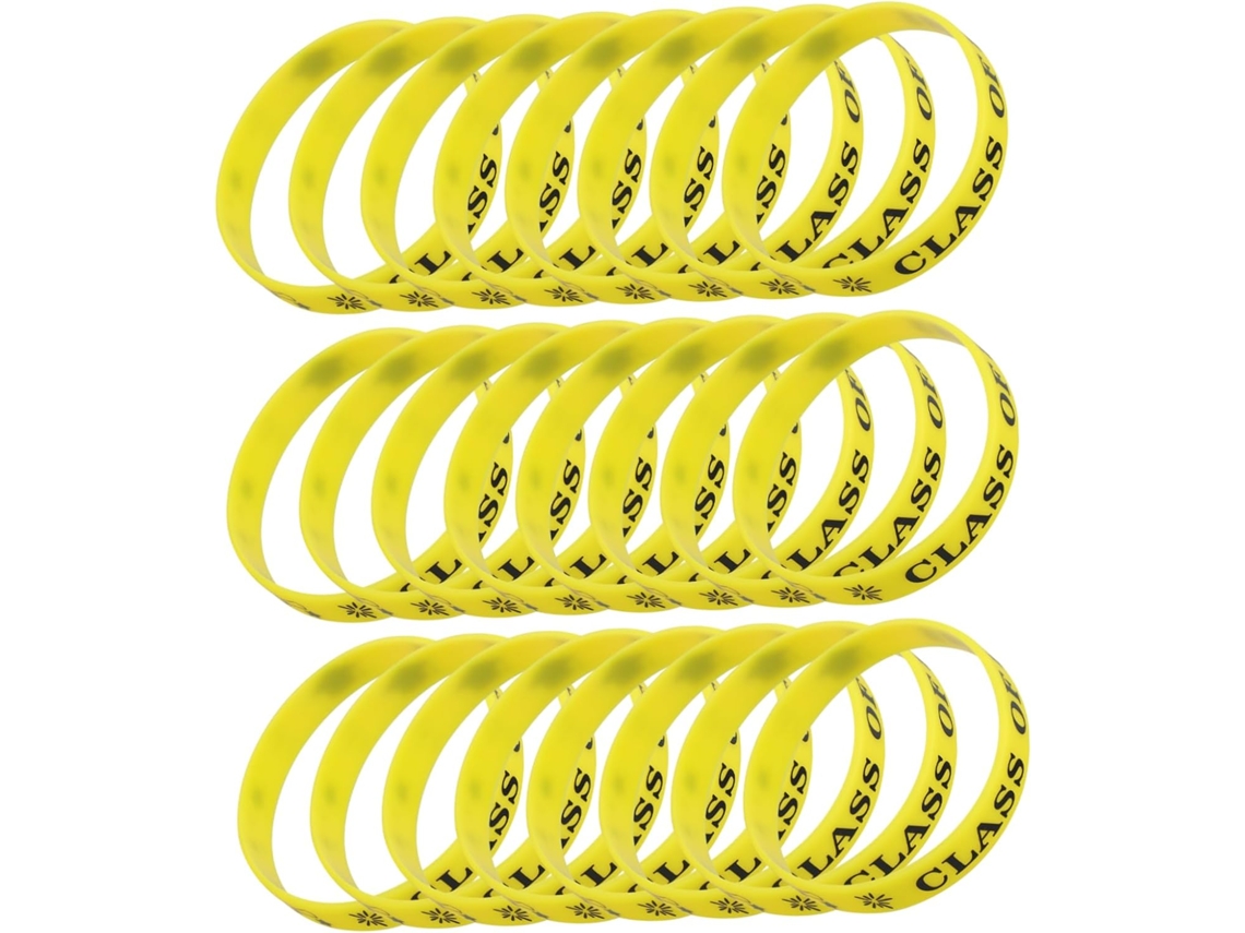 Pulseiras De Silicone Para Formatura 2025, 24 Peças Macias E Suaves, Ideais Para Estudantes