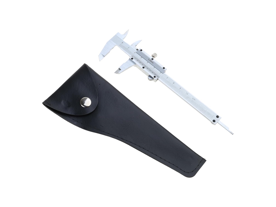 Régua De Medição Para Madeira 0 A 150 Mm 6", Paquímetro Vernier Em Aço