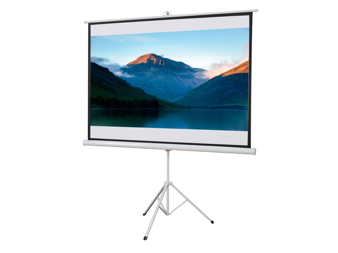 Tela de projetor 84 polegadas 4K HD, tripé dobrável, altura ajustável, branco BTFORUS