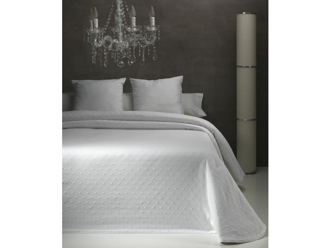 Colcha HOSTELINE CARMINA (Bege - 270 x 270 cm)