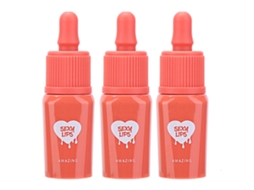 Conjunto de 3 Glosses Labiais Hidratantes de Longa Duração - Ferramenta de Maquiagem Labial