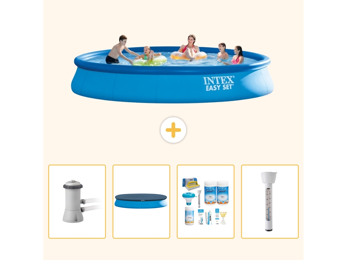 Intex Piscina Easy Set Redonda - 457x84 Cm - 5-peças S226