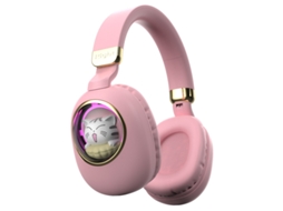 Auscultadores Bluetooth TRUMSEN Ms-B4 Over Ear Rosa