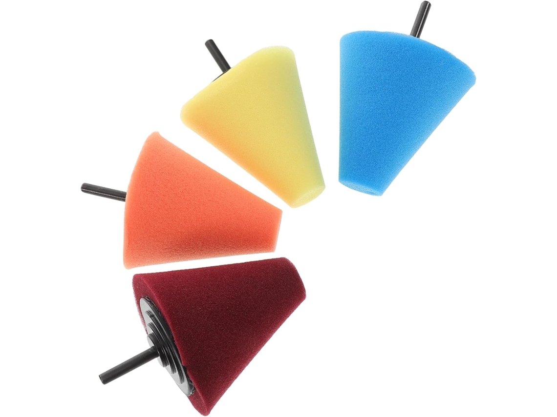 Kit De Limpeza Com 4 Peças Boinas Polimento Automotivo, Incluindo