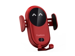 Carregador Sem Fio Inteligente Para Carro, Suporte Para Celular Com Sensor Automático.
