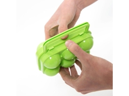 Caja Portátil de Almacenamiento de Huevos de Plástico para Cocina Al Aire Libre Con Compartimentos 6 Compartimentos