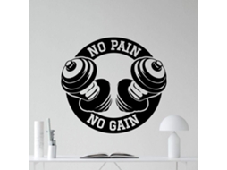 Adesivos Muraux, Slogan Vinyle Adesivos Muraux Gym Fitness Club Fitness Casal Chambre Decoração Adesivos Muraux Papier Peint 28x42cm