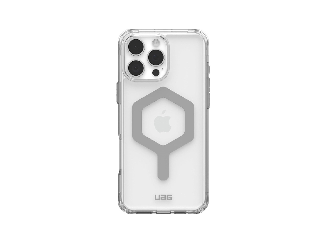 Capa Urban Armor Plyo para iPhone 16 Pro Max URBAN ARMOR GEAR Pele Sintética Transparente