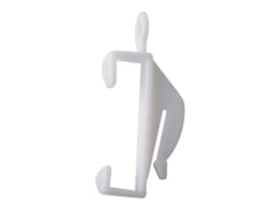 Rolo Para Cortina 50 Peças, Guia Interior Para Cortina Deslizante, 5mm Branco