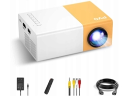 Projetor Led Pvo Yg300pro Branco Perfeito Brilvibera