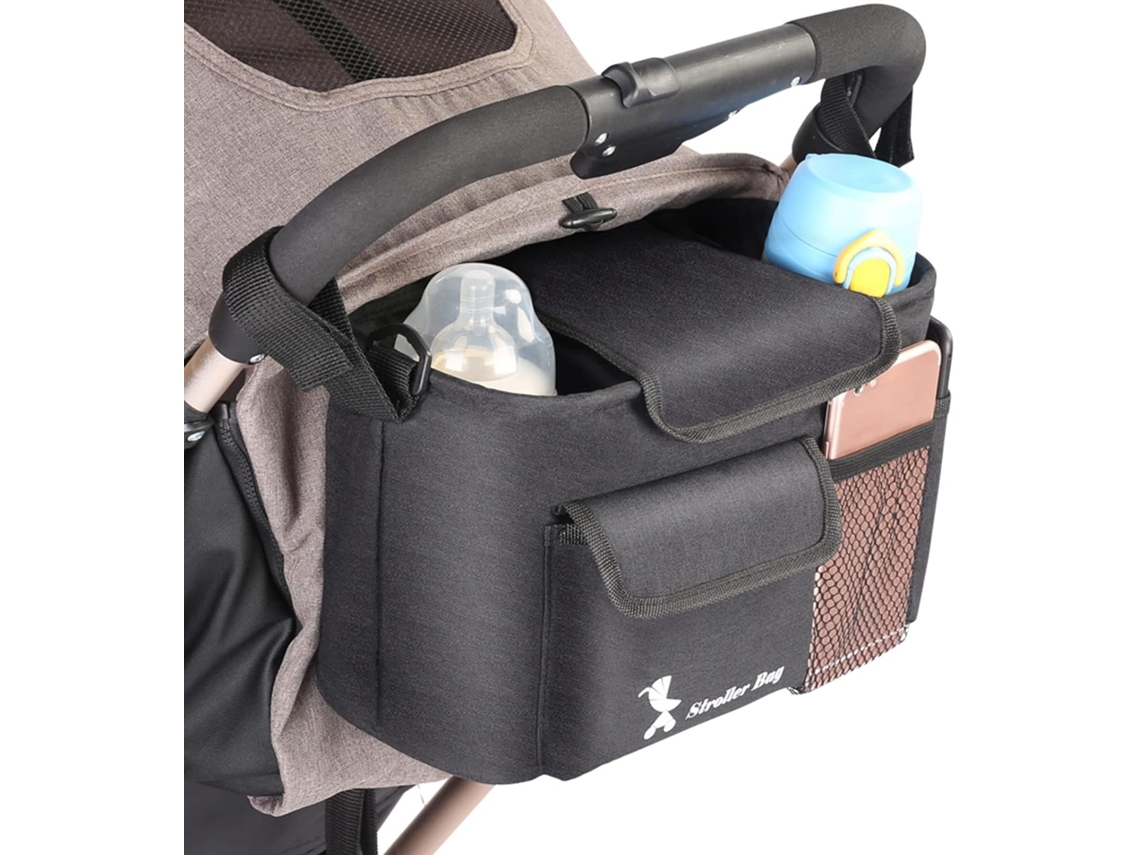 Organizador Para Carrinho De Bebê, Porta-copos Para Com Alça De Ombro Removível, Porta-copos,