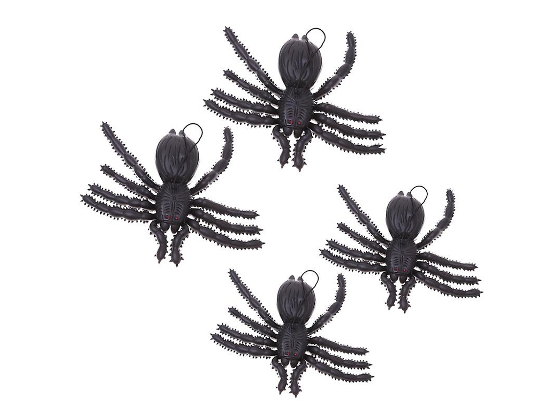 4 Peças de Aranha Falsa para Presentes de Halloween ALLINLESS