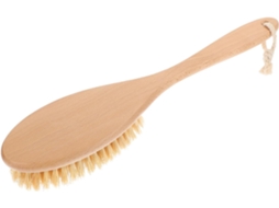 Escova Esfoliante Corporal Para Pele Que Não Se Rompe Nem Deforma, Com Cabo Longo De Madeira E Sisal, Para Banho E