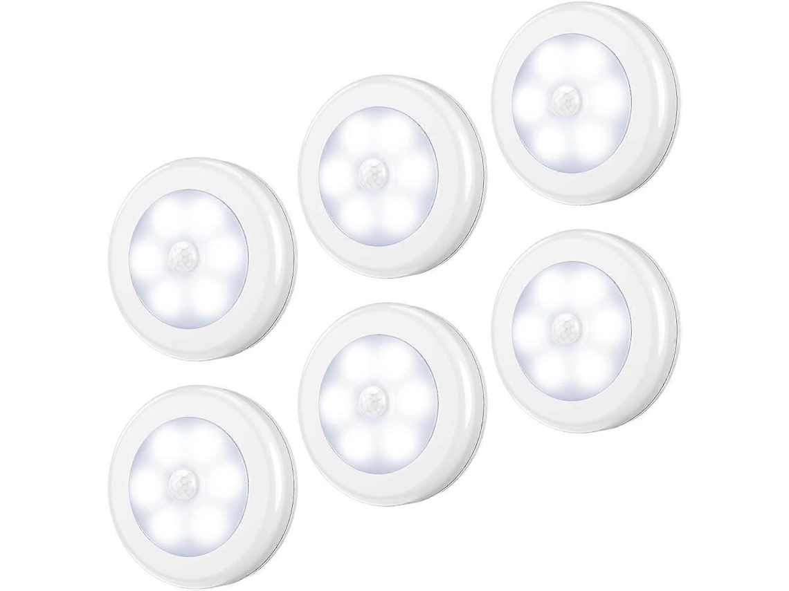 Lurelia Conjunto De 6 Luzes Noturnas Led Com Sensor De Movimento Db