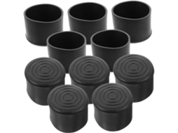 Mipcase 10 Unidades De Tampas Borracha Redondas, Tampas Flexíveis De Pvc Para Parafusos, Porcas E Tubos, Capas
