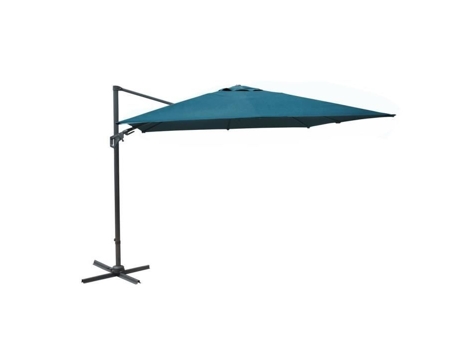 Manivela Inclinável Parasol Deporte 3x3/8 Nh20 Azul Proloisirs Redondo Poste Offset Alumínio