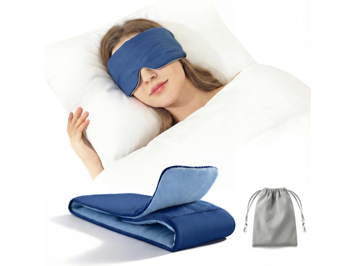 Máscara de Dormir Ajustável e Aprimorada, Vedação Contornada 3d Que Bloqueia a Luz AQUAFORGE