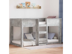 Vidaxl Beliche Para Crianças Cinzento 100 X 200 Cm