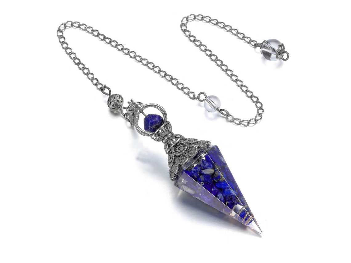 Pêndulo De Cristal De Chakra Hexagonal, Para Reiki E Radiestesia