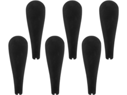 Conjunto de 6 Protetores Ombro Veludo Preto GOKOCO
