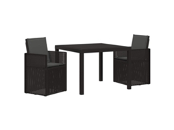 Maison Exclusive - Conjunto De Jantar Para Jardim 3 Unid. Antracite Pp