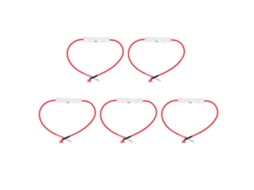 Conjunto de 5 porta-fusíveis para carro com cabo de 16 AWG de 30 cm e fusíveis de vidro de 5 A (6 x 30 mm) | S/BRAND