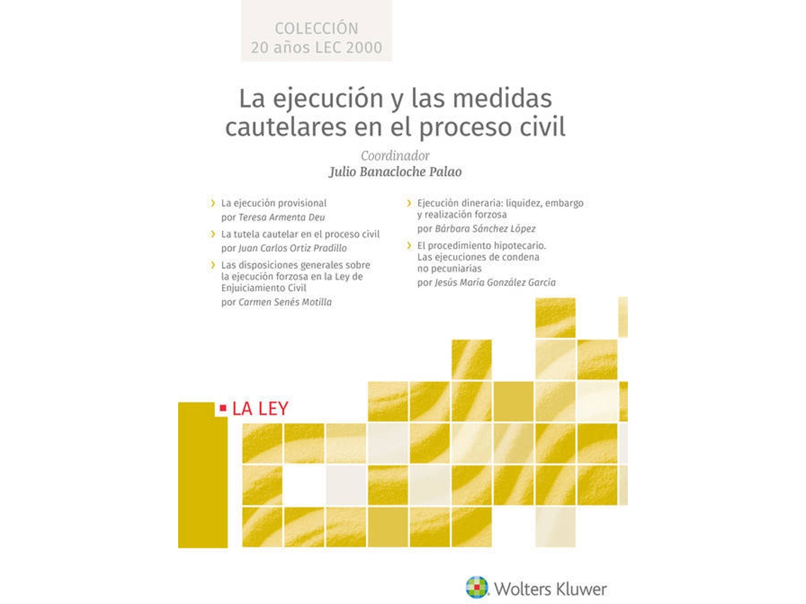 Livro La Ejecución Y Medidas Cautelares En El Proceso Civil (Espanhol)