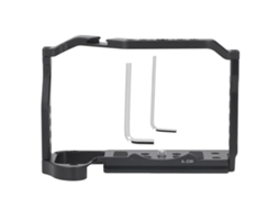 Gaiola para câmera Jlwin em liga de alumínio com parafusos de 1/4" e 3/8", sapata fria expansível para encaixe rápido Arca, design vazado, para câmeras DSLR Z30 LAXISCREED.