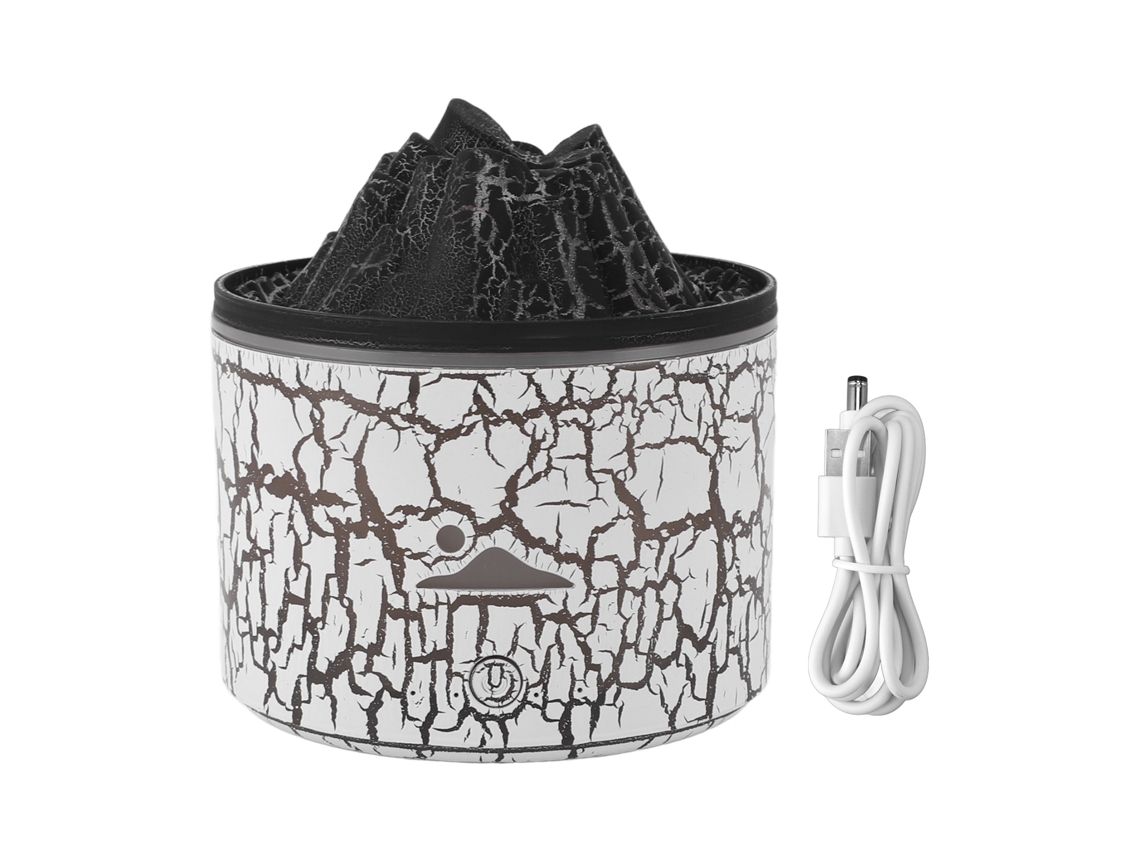 Difusor de Aromaterapia e Humidificador Volcano Flame 180ml com Auto Off LAXISCREED