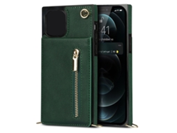 Capa de Telefone com Zíper para Séries iPhone EOOCOO