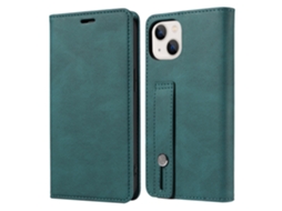 Capa De Couro Com Alça De Pulso Para Celular, Capa Flip.verde Lago - Samsung A17